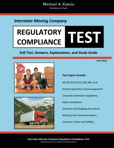 Interstate Moving Company Regulatory Compliance Test Law