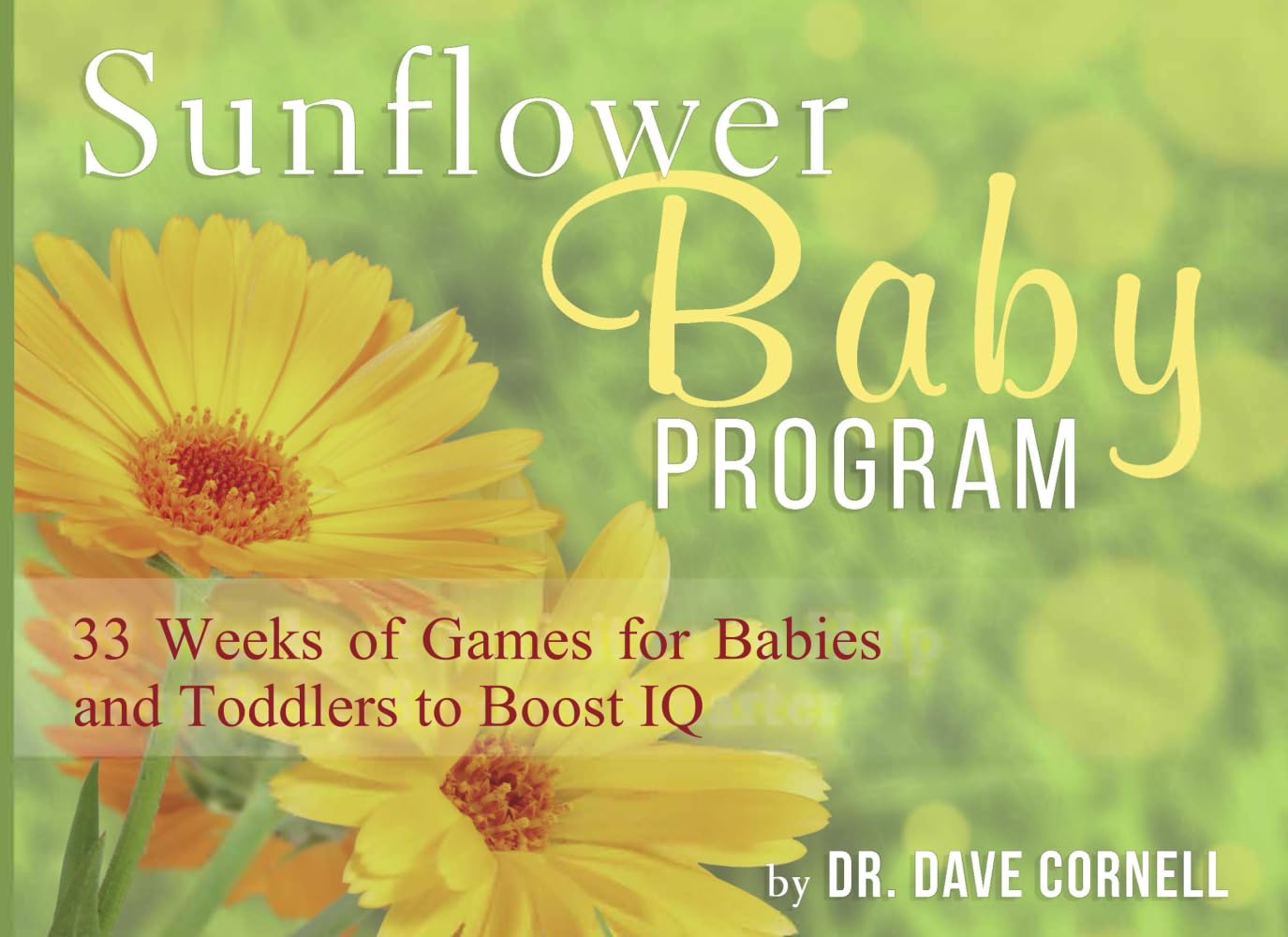 My Sunflower Baby Program: 33 Weeks of Games for Babies and Toddlers to Boost IQ Learning & Reference