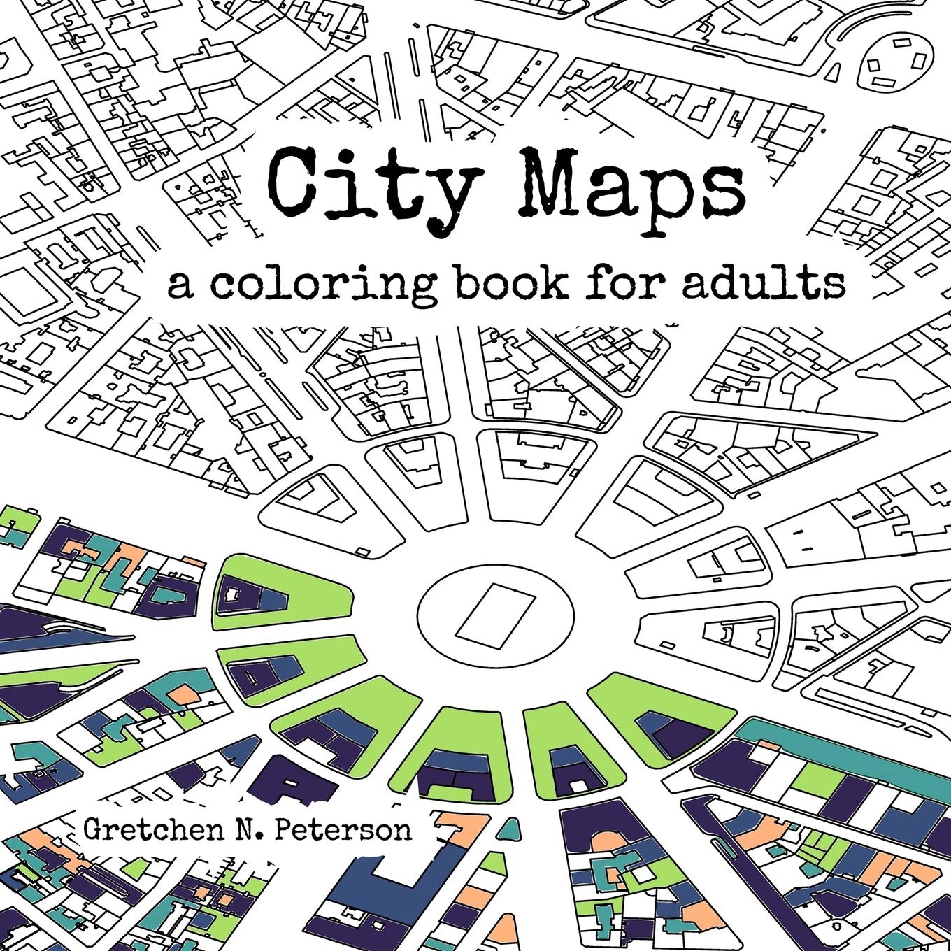City Maps: A coloring book for adults book
