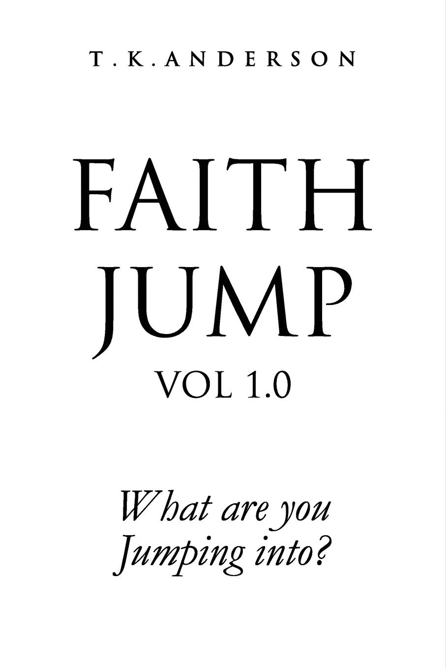 Faith Jump Vol 1.0 Social Sciences