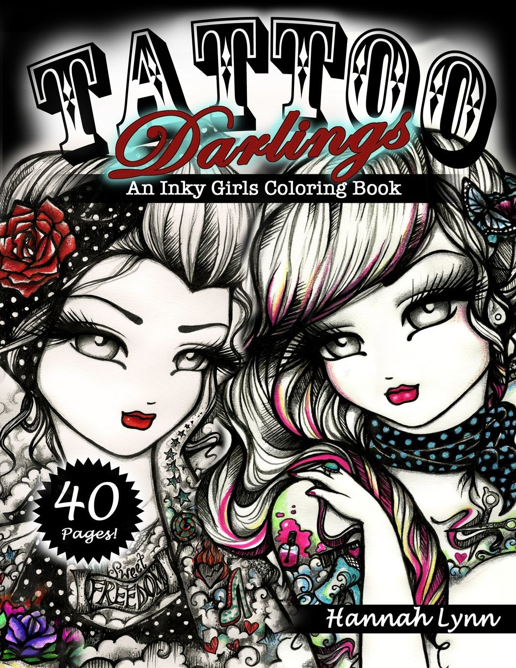 Tattoo Darlings: An Inky Girls Coloring Book Social Sciences