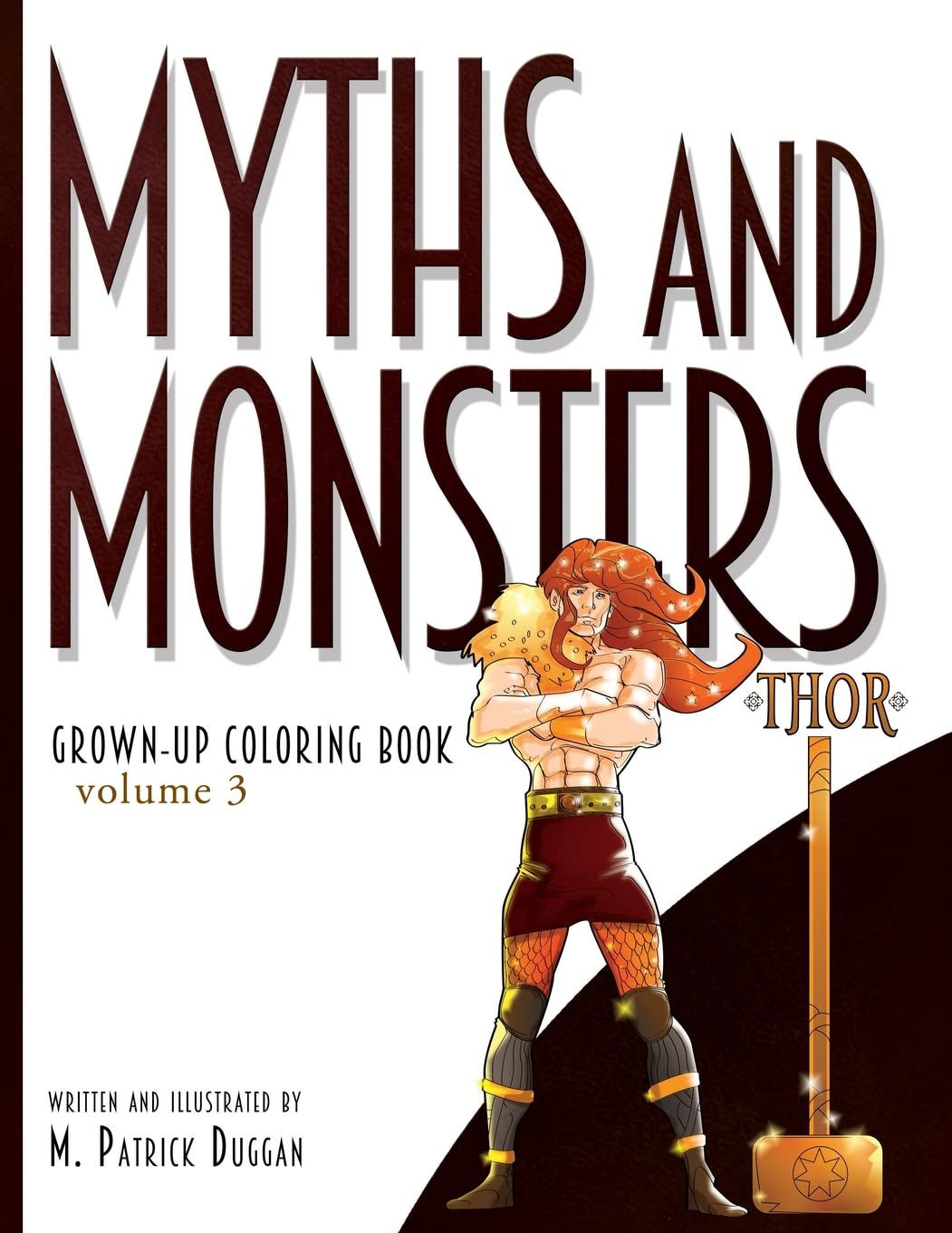 Myths and Monsters Grown-up Coloring Book, Volume 3 book