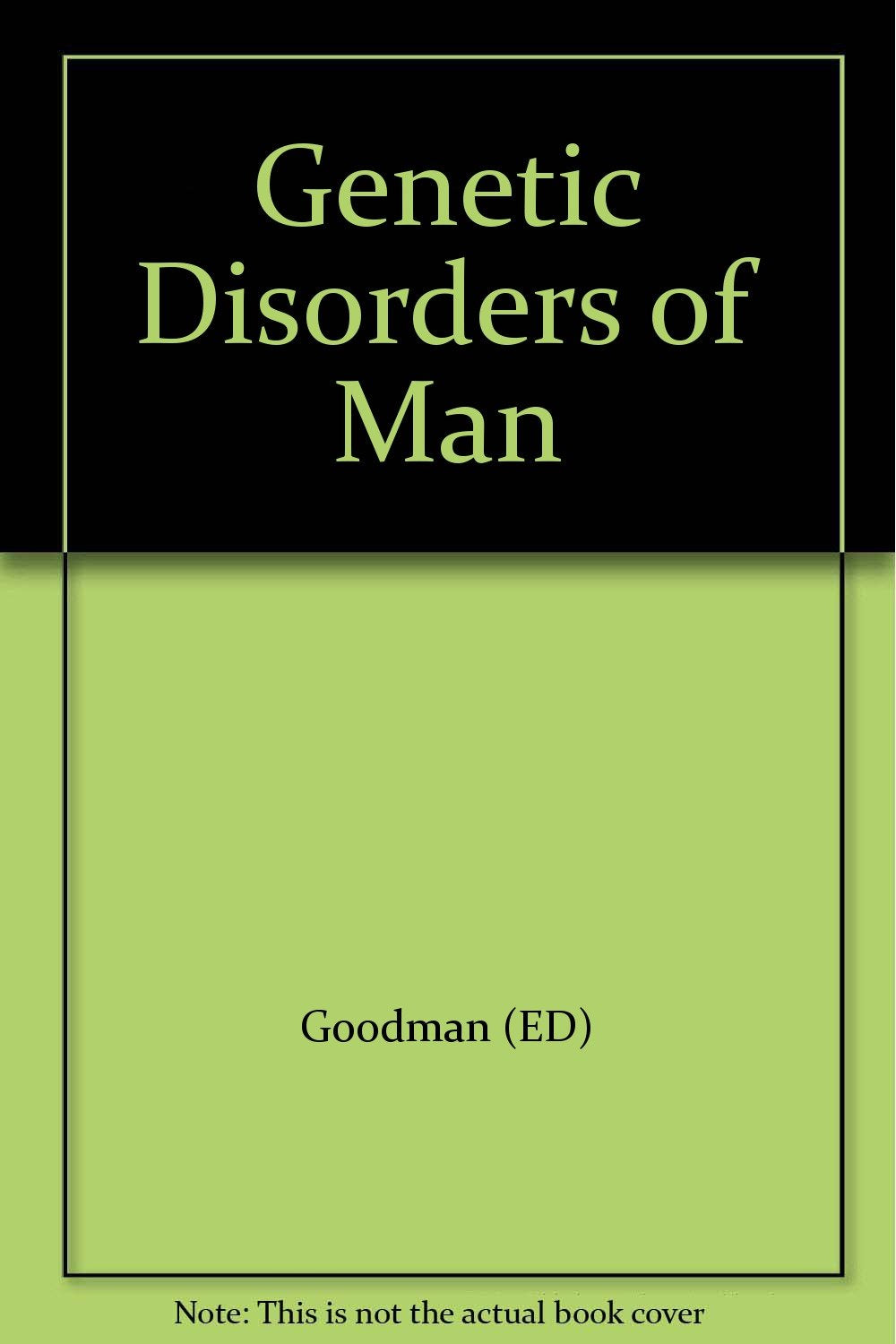 Genetic Disorders of Man Books