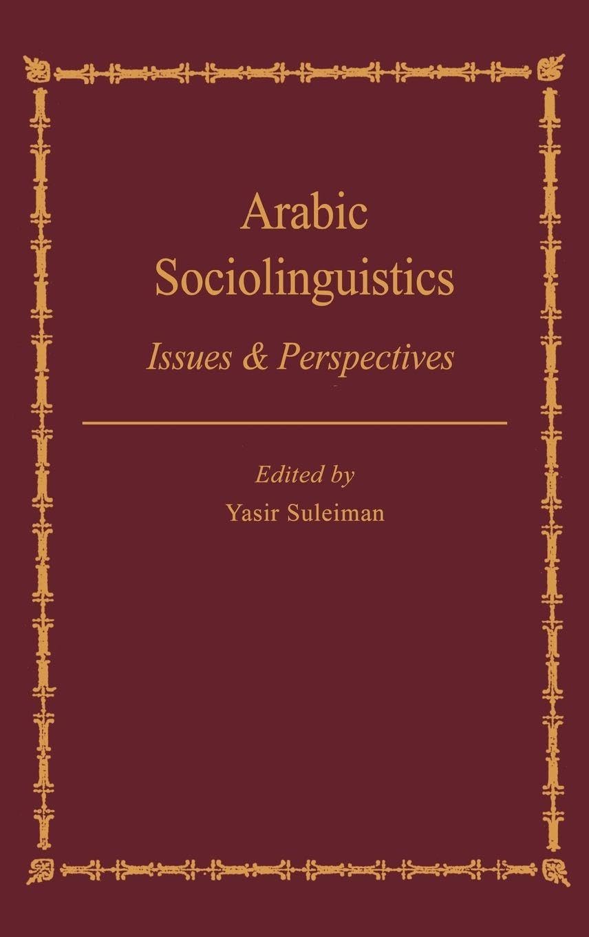 Arabic Sociolinguistics Second hand books on Religion & Esotericism