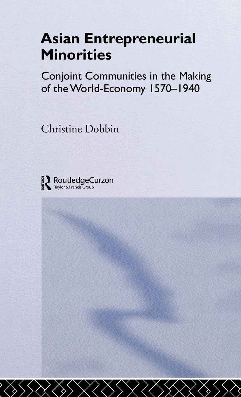 Asian Entreprenuerial Minorities Books