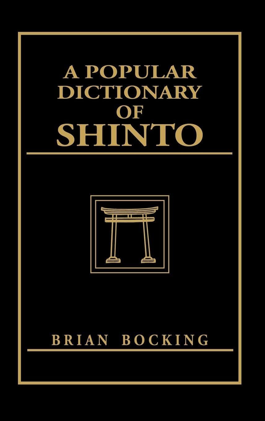 Product Image: A Popular Dictionary of Shinto