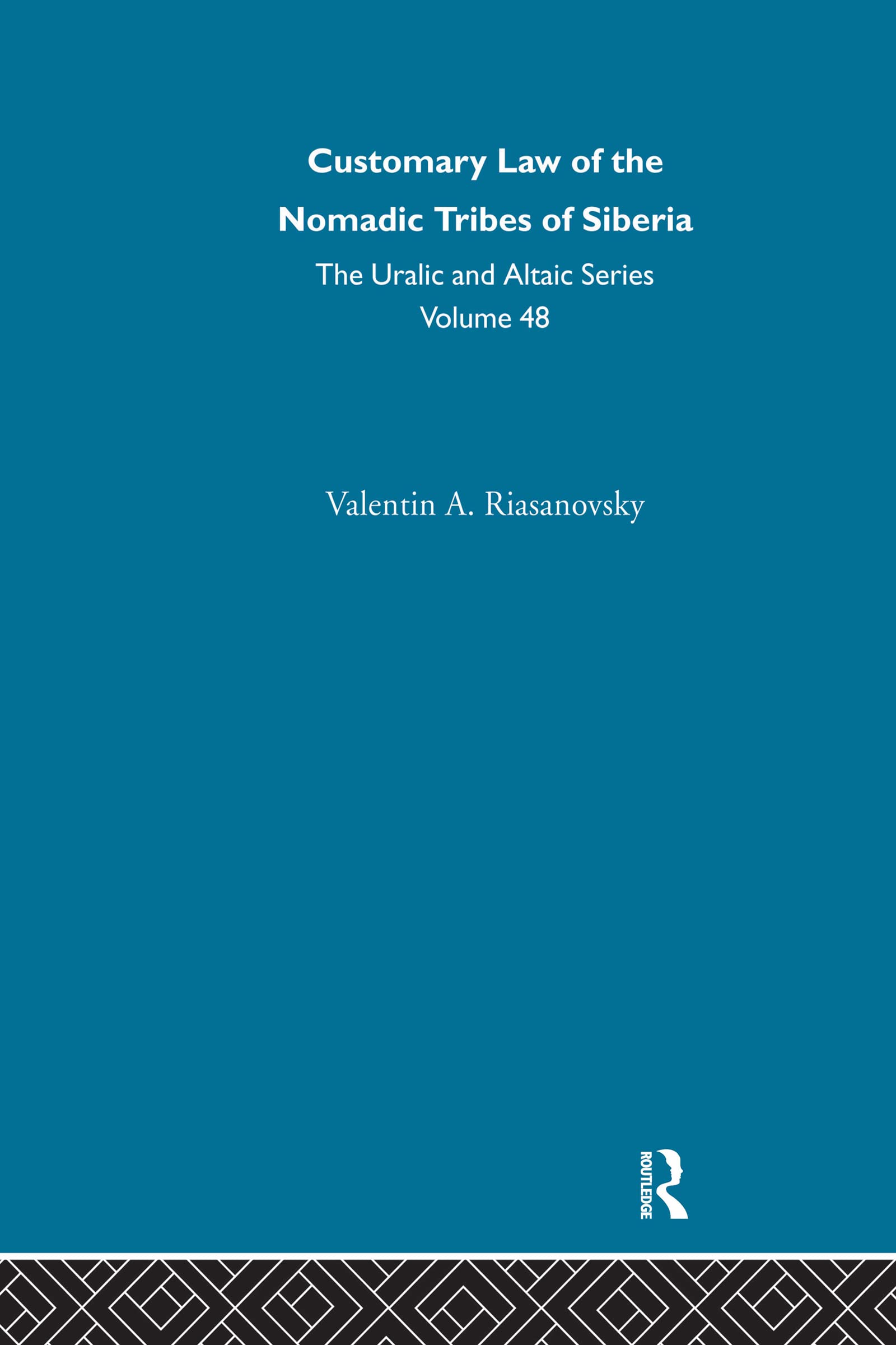 Customary Law of the Nomadic Tribes of Siberia Law