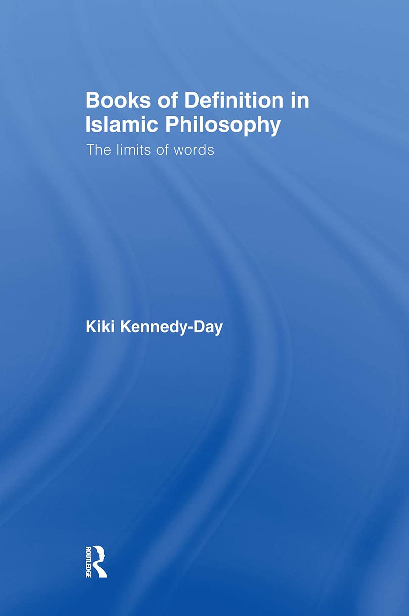 Books of Definition in Islamic Philosophy Philosophy