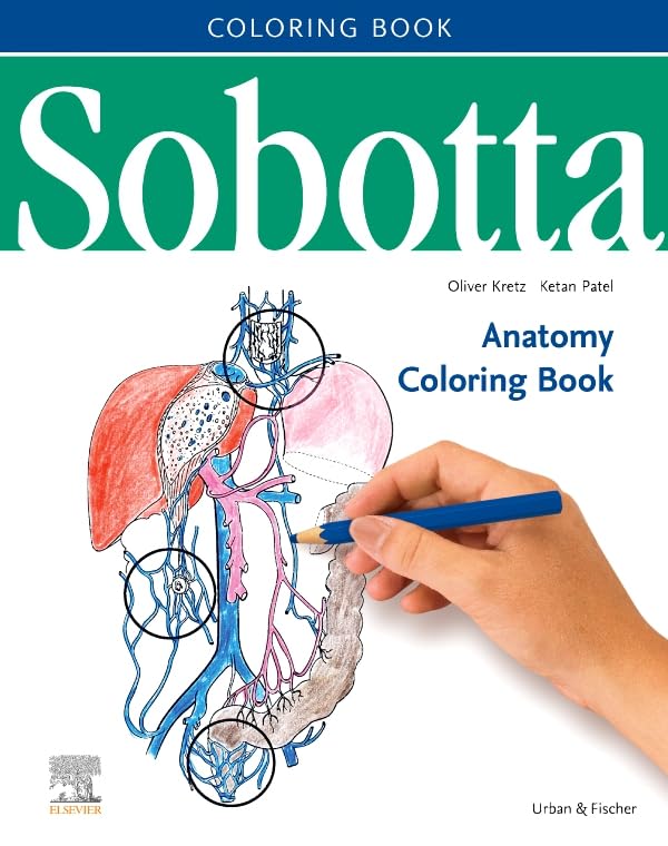 Sobotta Anatomy Coloring Book ENGLISCH/LATEIN (VORKLINIK - Lehrbuch - Urban & Fischer-Verlag) Medicine