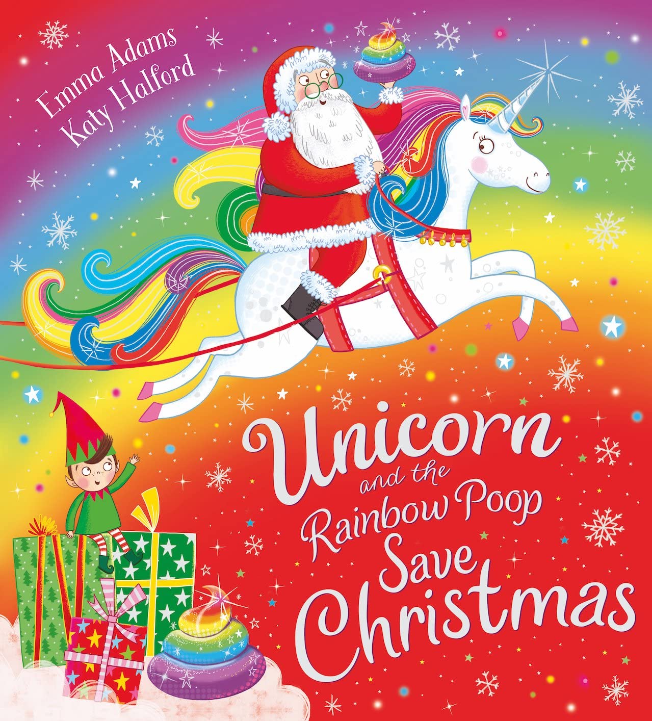 Unicorn and the Rainbow Poop Save Christmas (PB) book