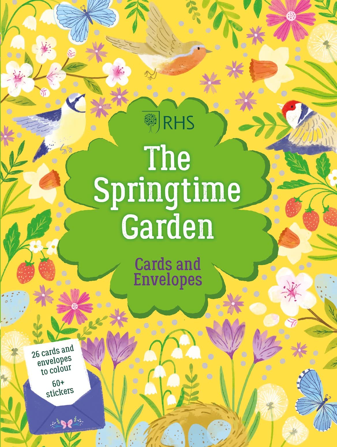 The Springtime Garden Cards and Envelopes Hobbies & Crafts