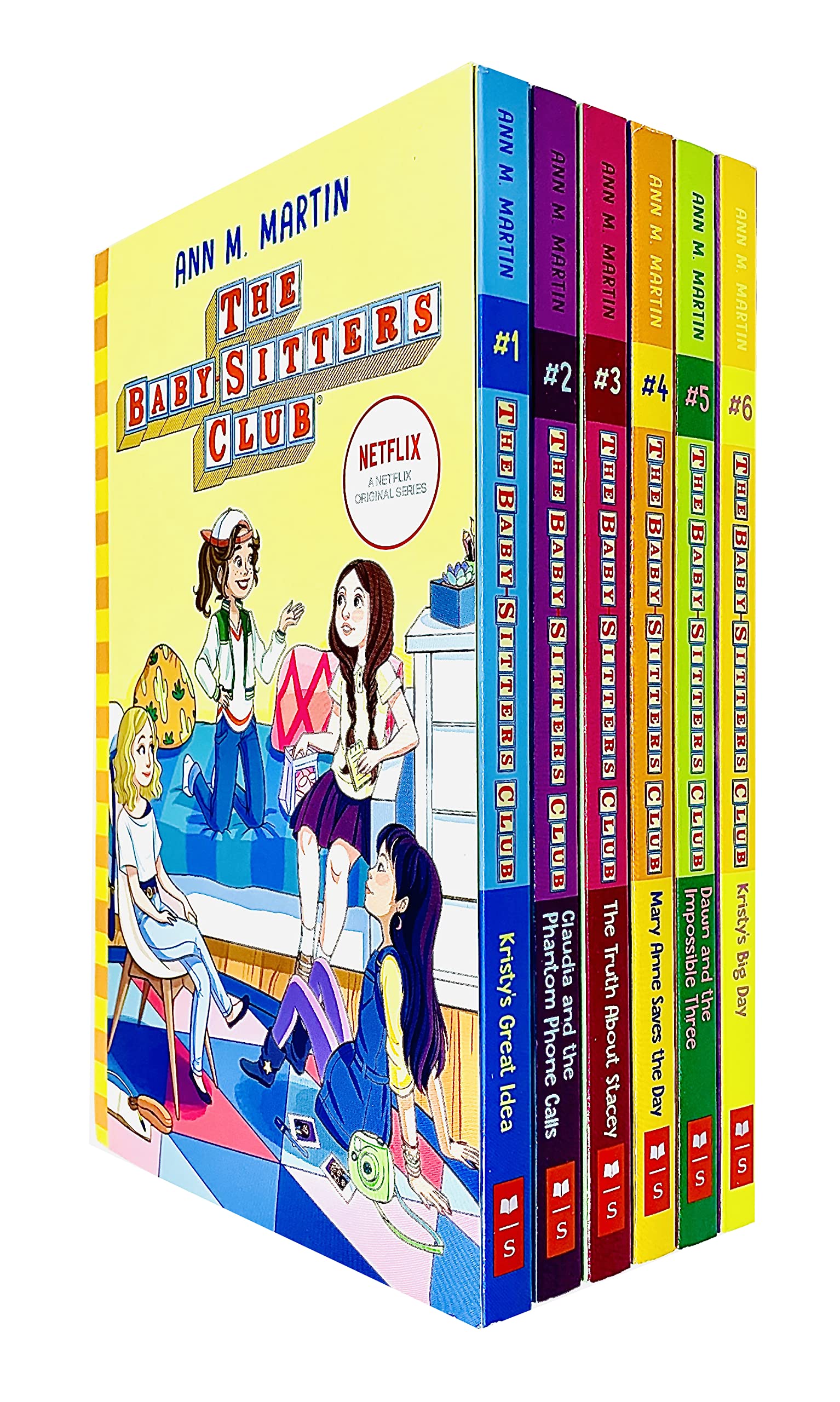 The Babysitters Club Books 1 - 6 Collection Set by Ann M. Martin (Kristy's Great Idea, Claudia and the Phantom Phone Calls, The Truth About Stacey, Mary Anne Saves the Day & Kristy's Big Day) book