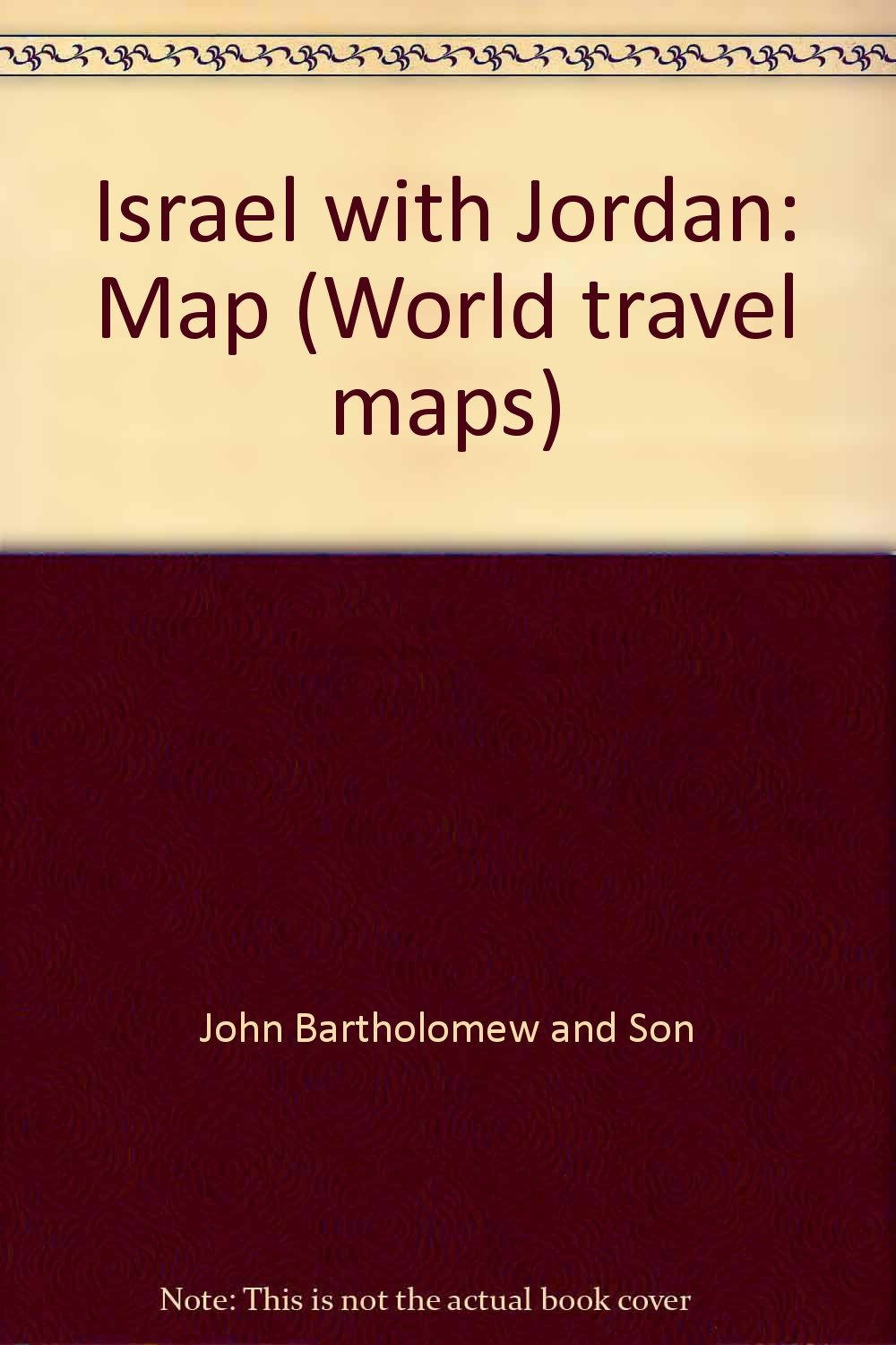Israel with Jordan: Map (World travel maps) Leisure, Home & Garden