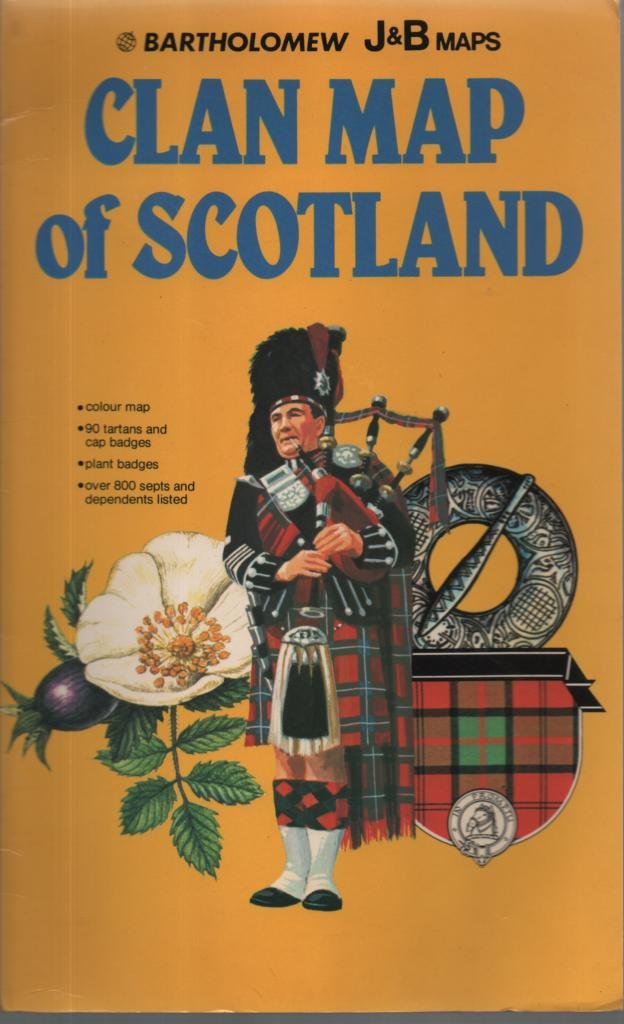 Clan Map of Scotland Maps & Plans