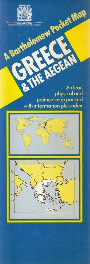 Pocket Map - 1: 2, 550, 000 (Greece and the Aegean Map) Maps & Plans