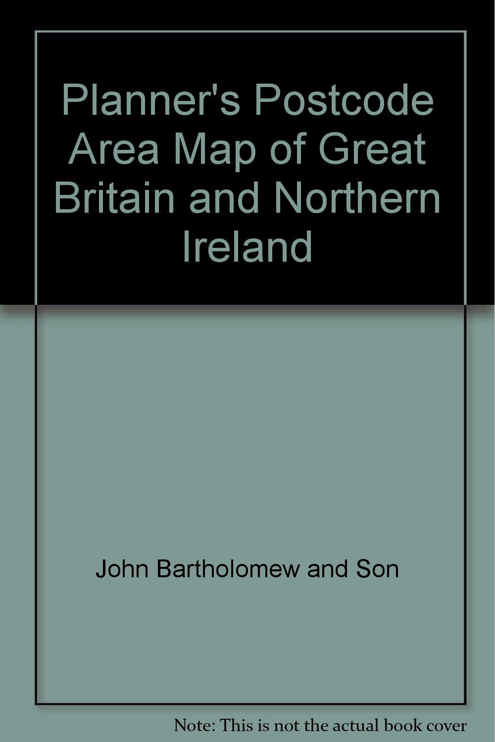 Planner's Postcode Area Map of Great Britain and Northern Ireland Maps & Plans