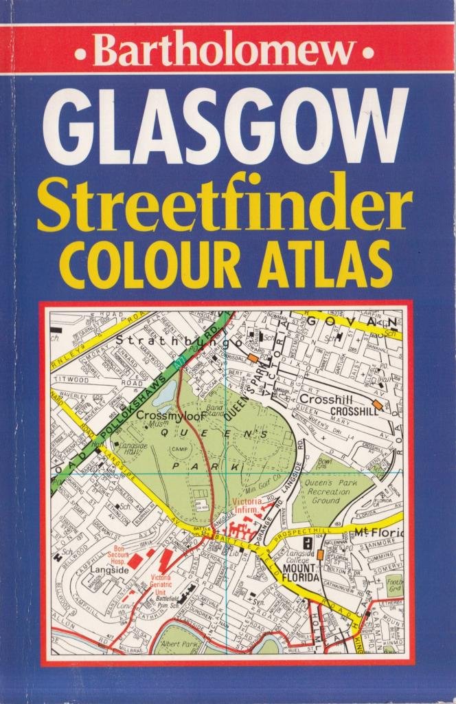 Glasgow Streetfinder Colour Street Atlas book