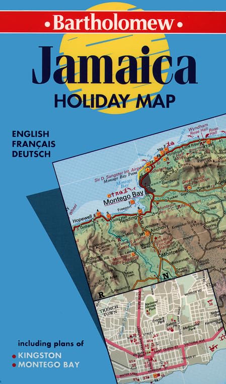 Jamaica: Including plans of Kingston, Montego Bay (Bartholomew Holiday Maps) Leisure, Home & Garden