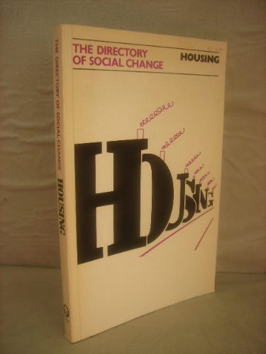 Housing (v. 4) (Directory of Social Change) Social Sciences