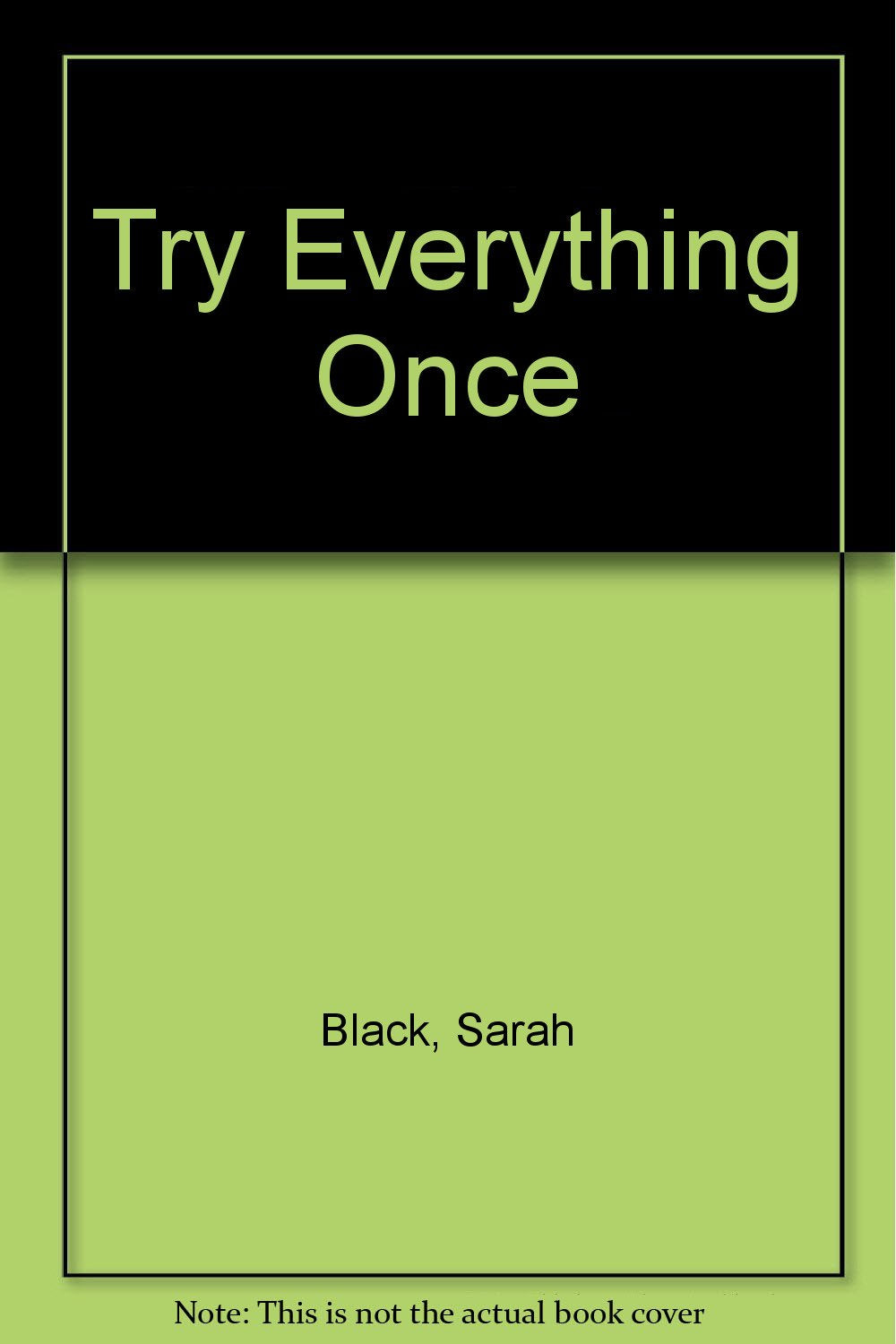 Try Everything Once Books