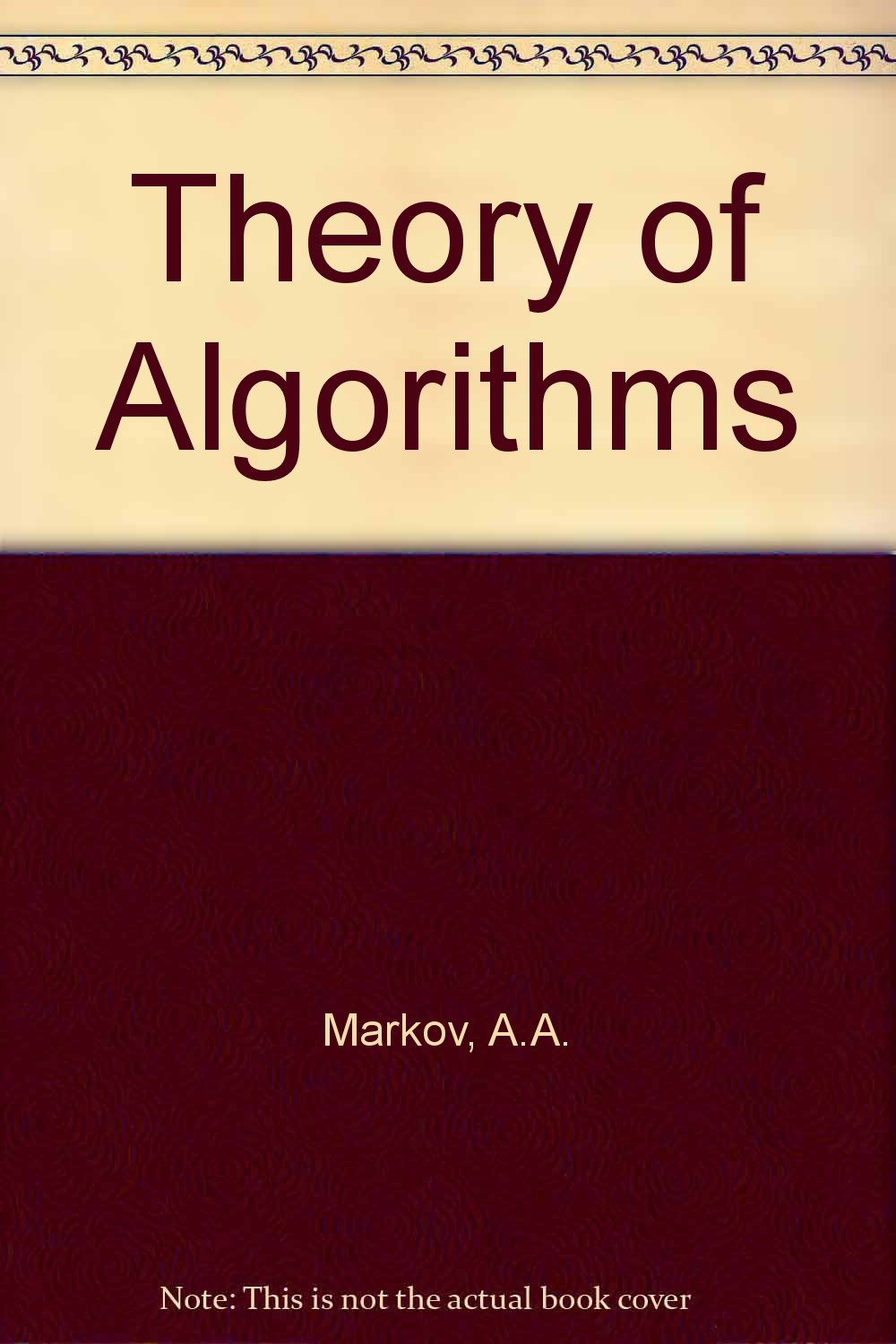 Theory of Algorithms Books