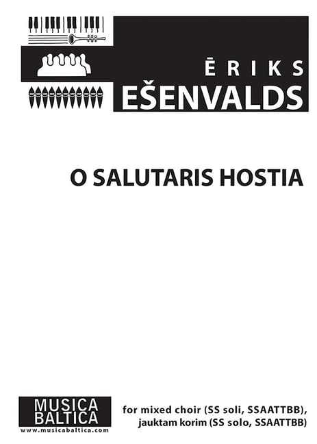 O Salutaris Hostia: Fior Ssaattbb Choir, Choral Octavo (Music Baltica) Sheet Music