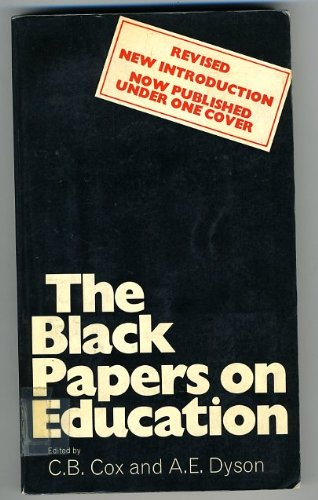 Product Image: (Ed.) Black Papers on Education