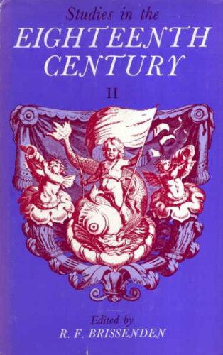 Studies in the Eighteenth Century: v. 2: David Nichol Smith Memorial Seminar Papers Books