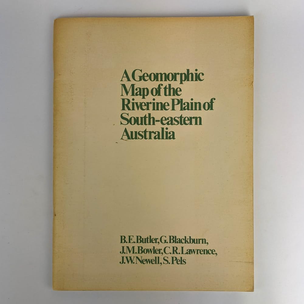 A Geomorphic map of the Riverine Plain of south-eastern Australia Books