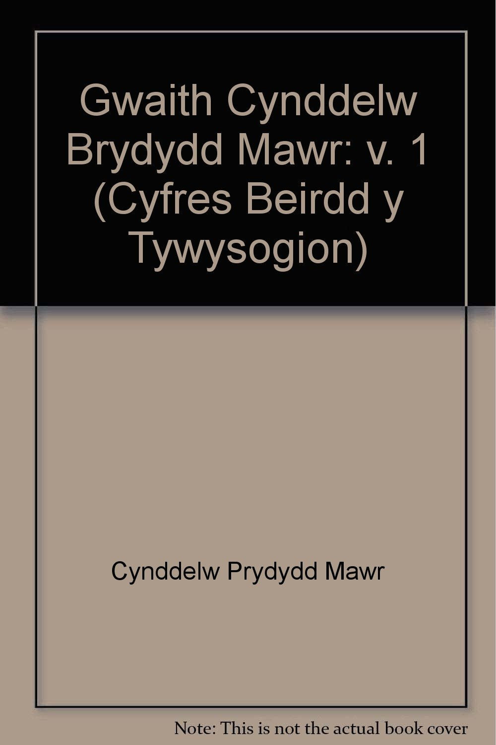 Gwaith Cynddelw Brydydd Mawr: v. 1 Essays & Short Stories