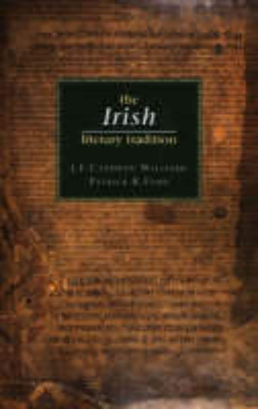 Product Image: The Irish Literary Tradition