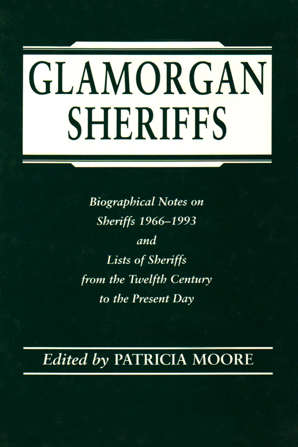 Product Image: Glamorgan Sheriffs
