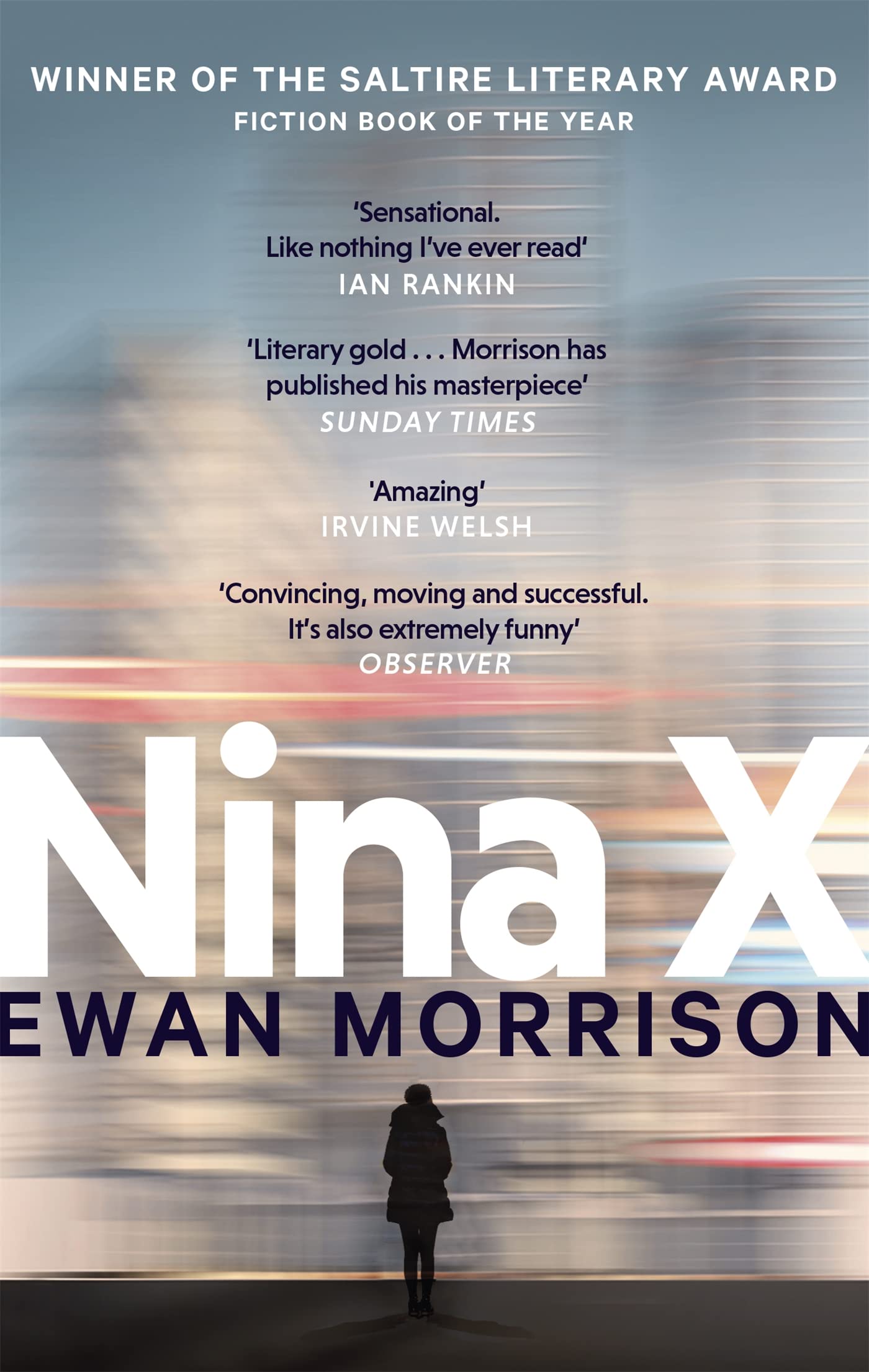 Nina X: Winner of the 2019 Saltire Society Award for Fiction Contemporary literature