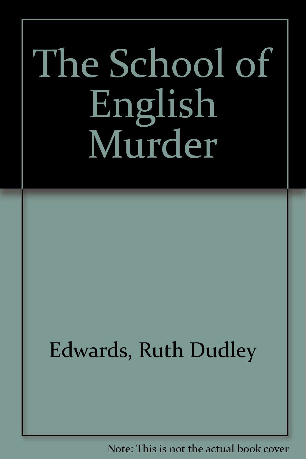 The School of English Murder Contemporary literature