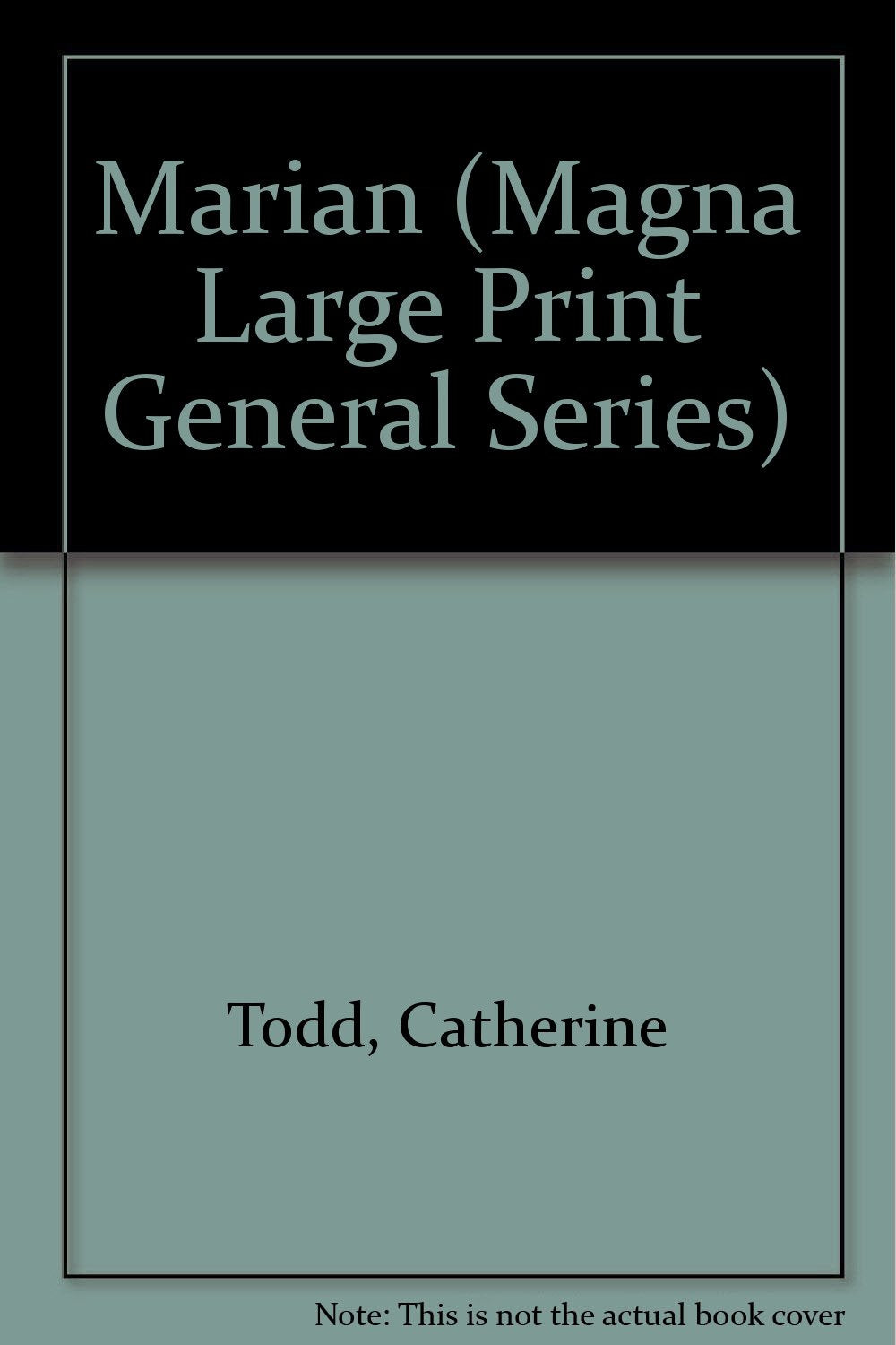Marian (Magna Large Print General Series) Contemporary literature