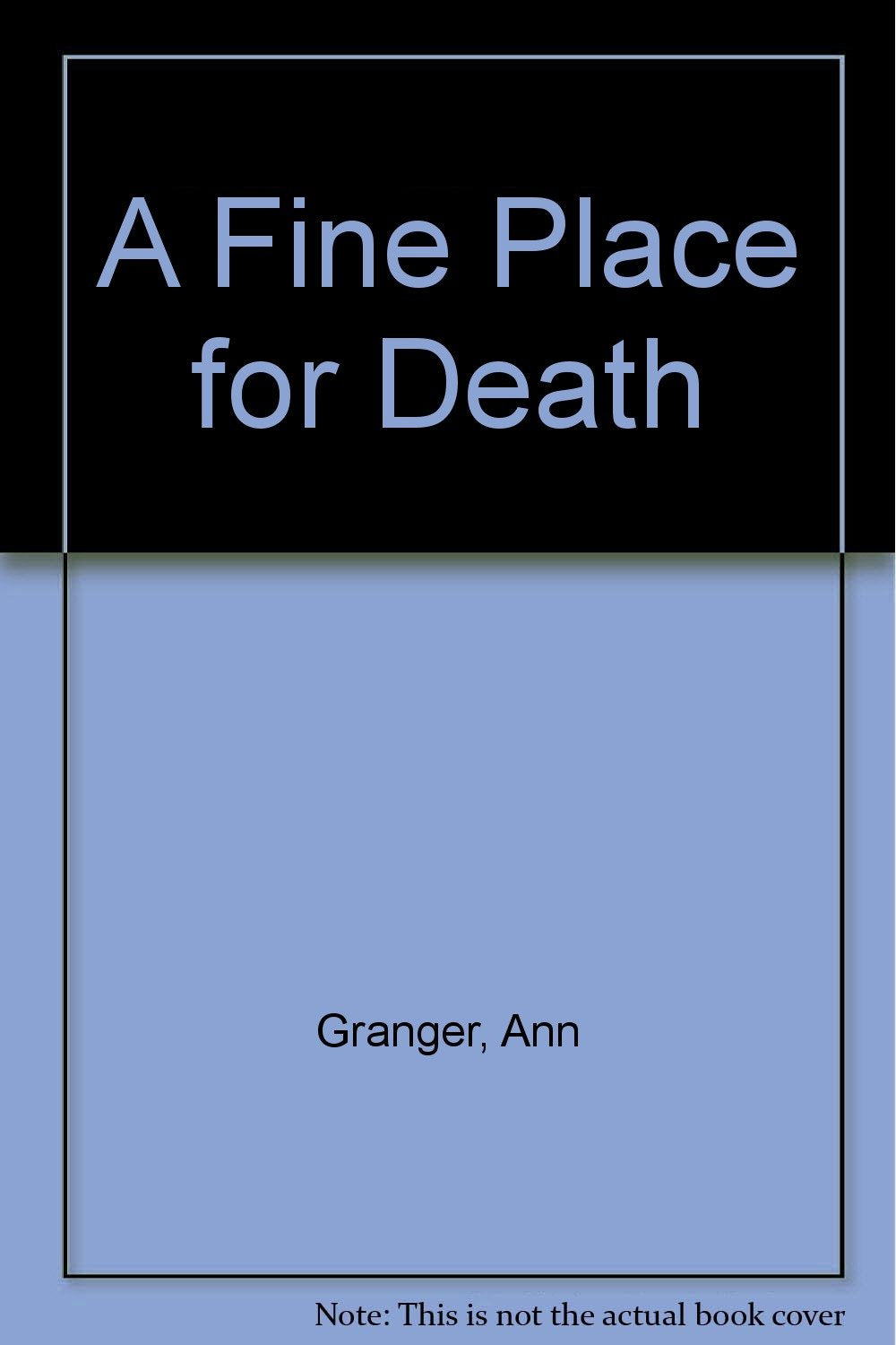 Product Image: A Fine Place for Death