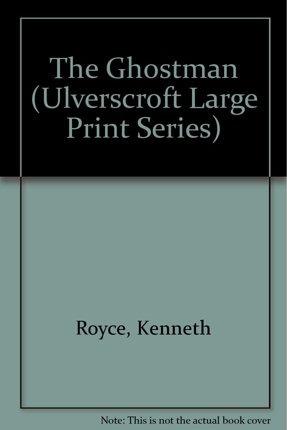 Product Image: Ghostman (Ulverscroft Large Print Series)