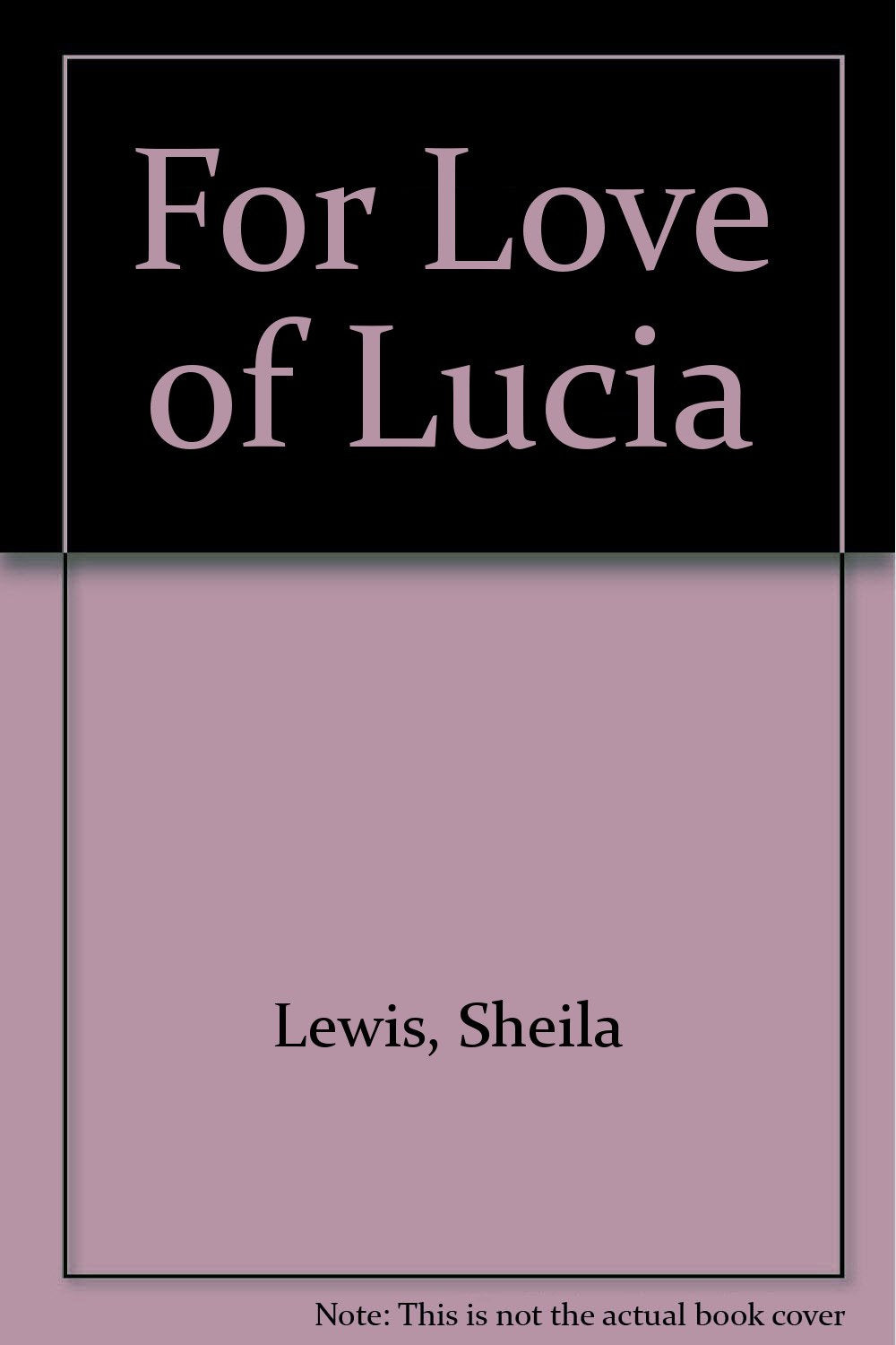 For Love of Lucia Books