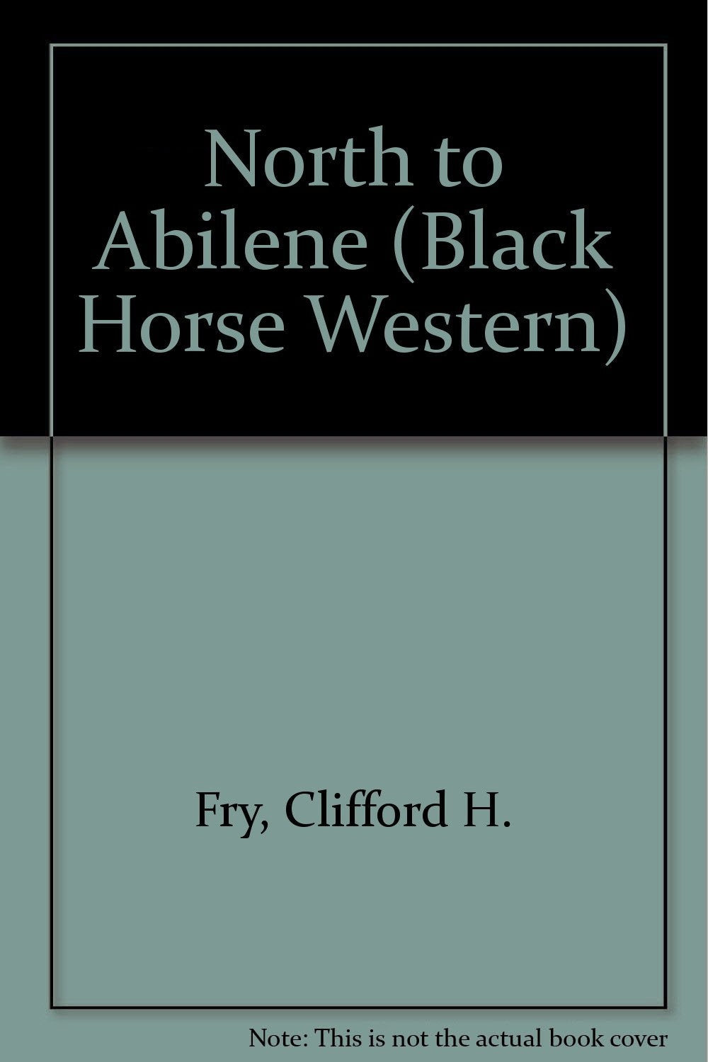 North to Abilene (Black Horse Western) Action & Adventure