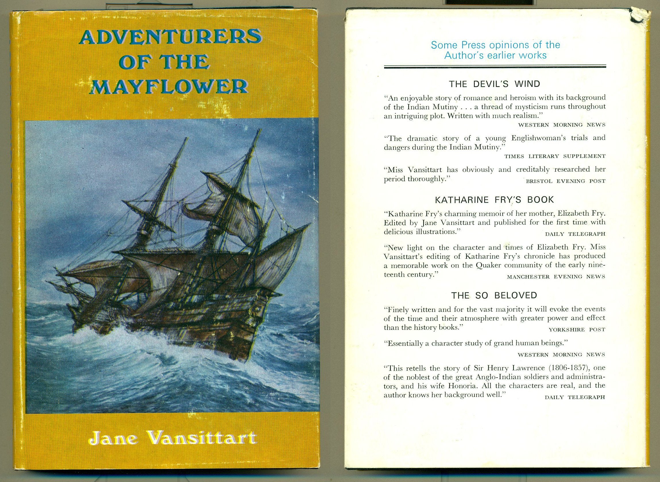 Adventurers of the Mayflower Books