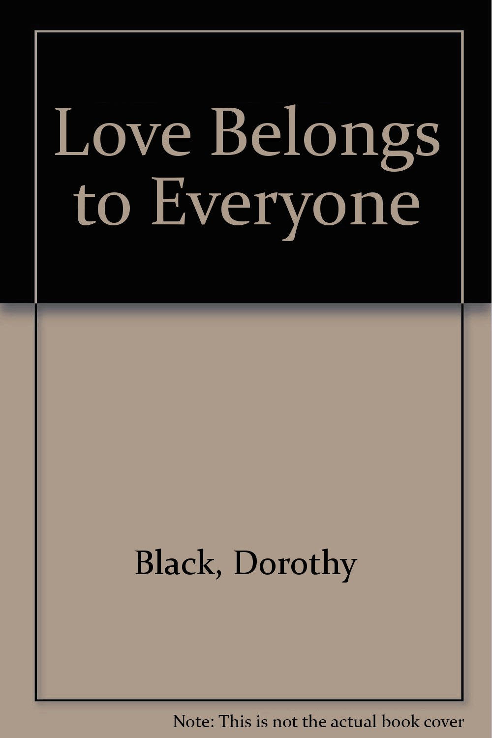 Love Belongs to Everyone Books