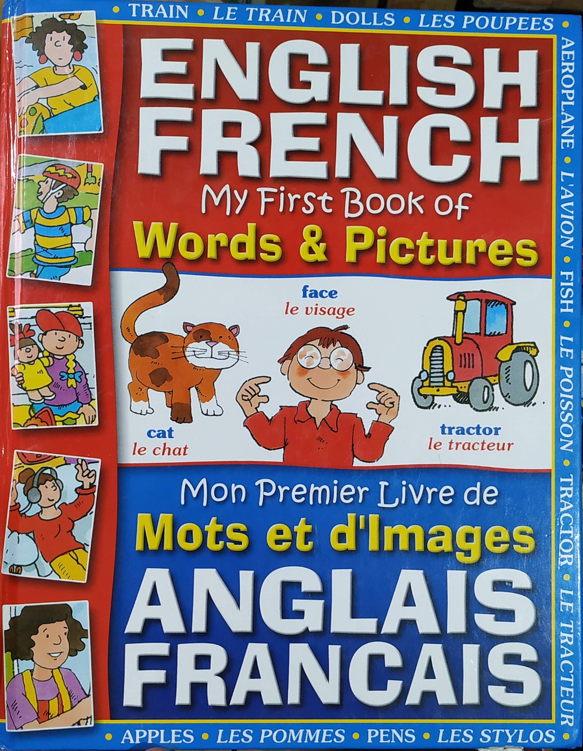English/French: My First Book of Words & Pictures Books