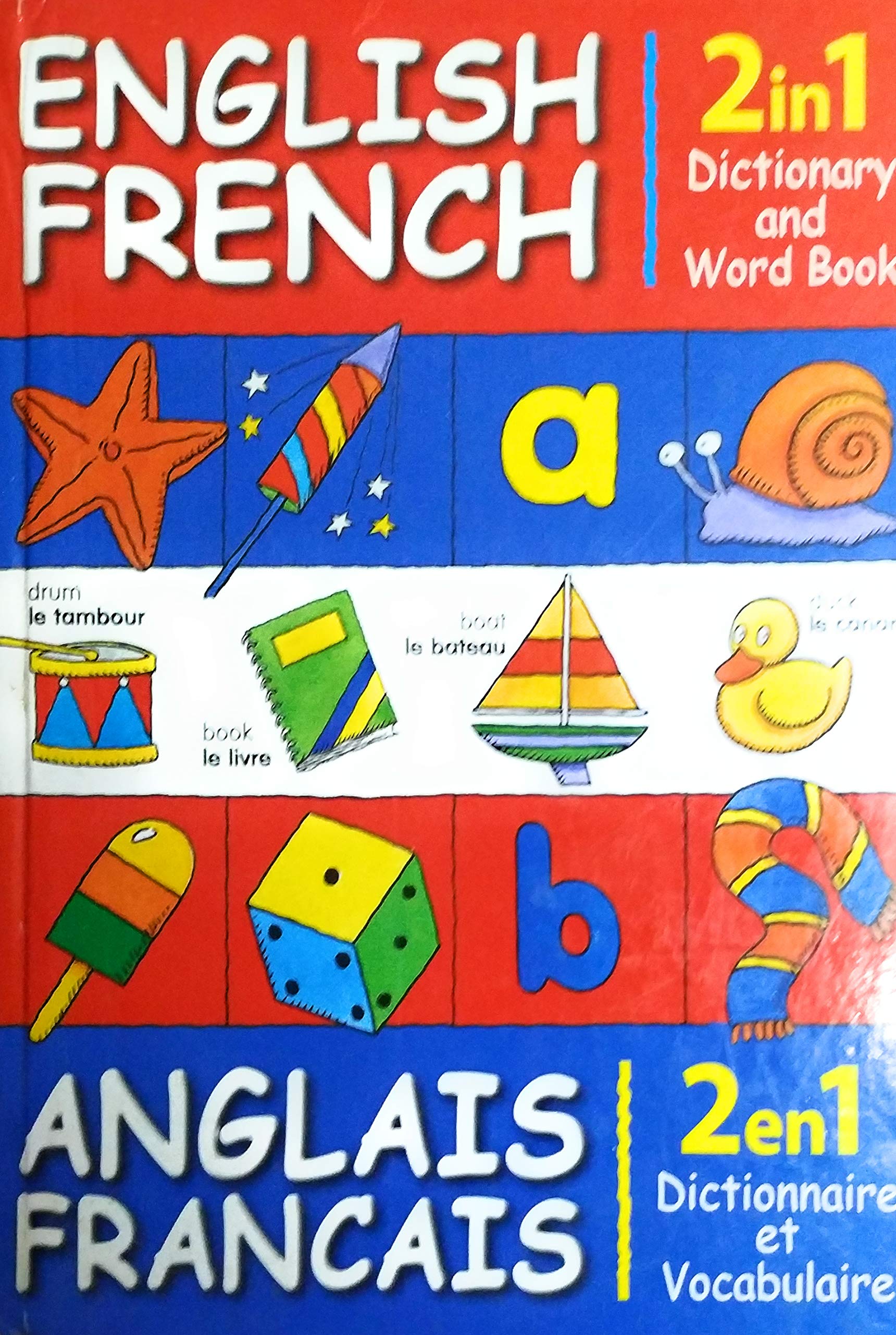 English French Dictionary and Word Book Books