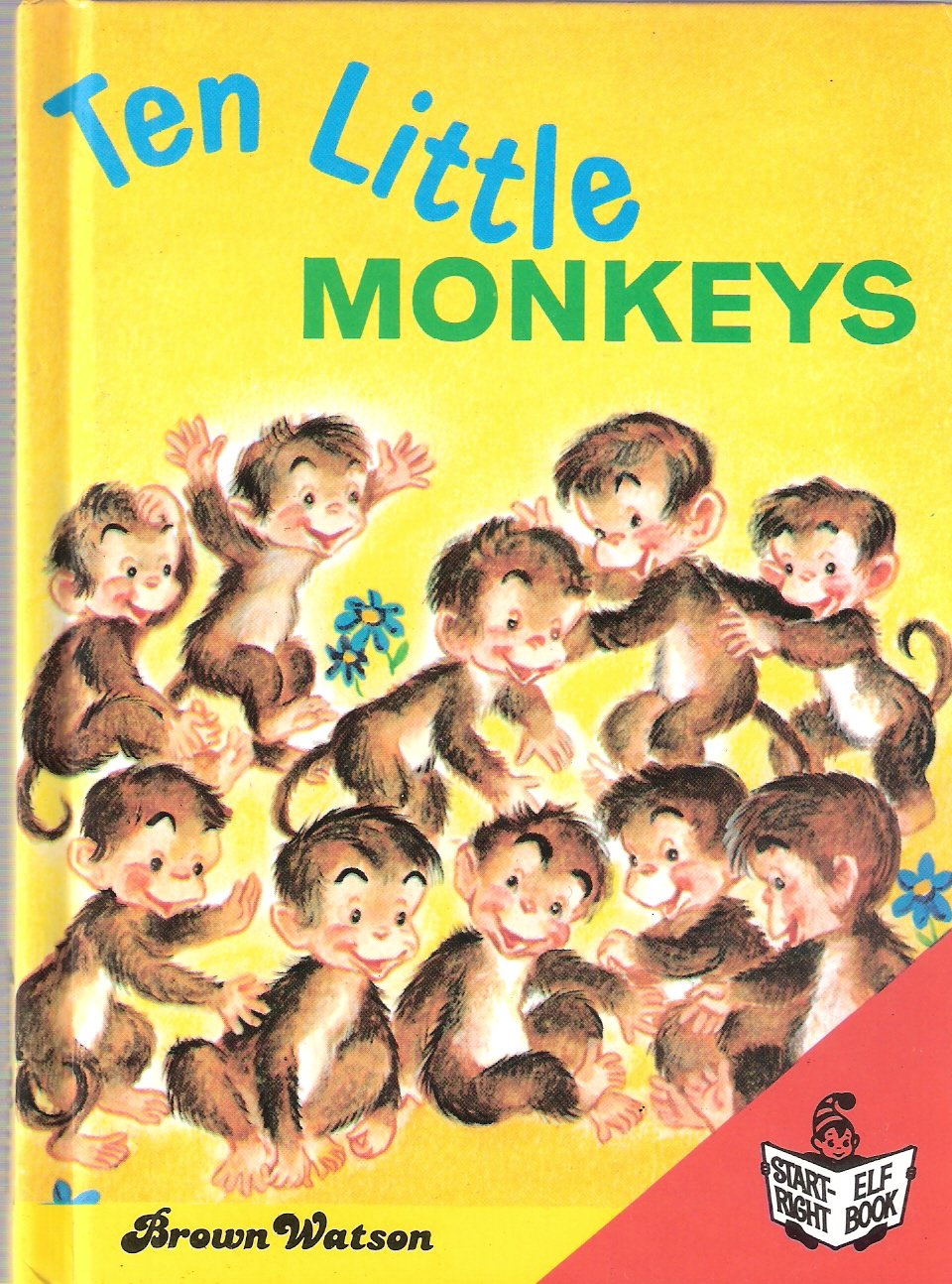 Ten Little Monkeys: A Start-Right Elf Book book