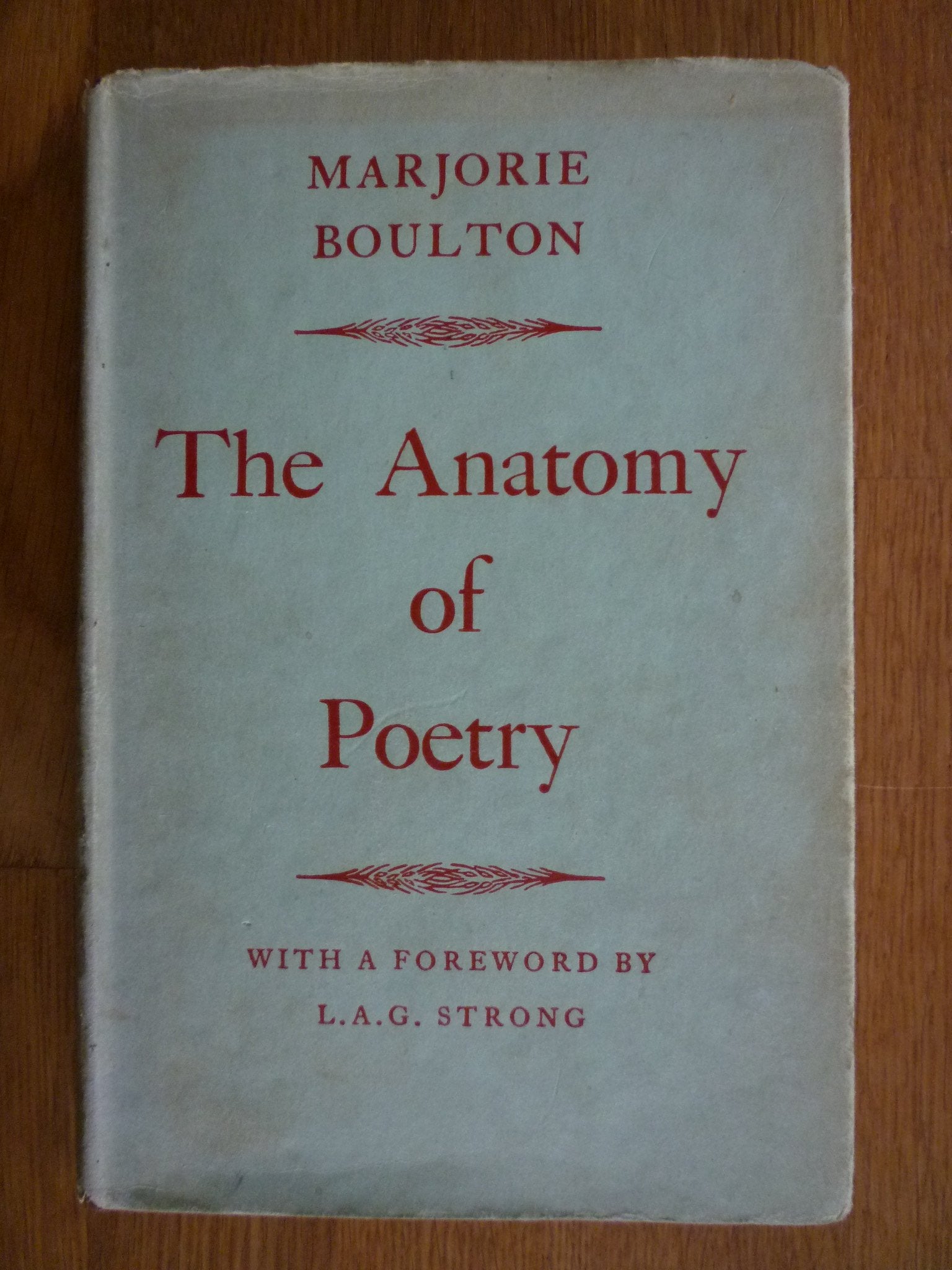 Anatomy of Poetry Books