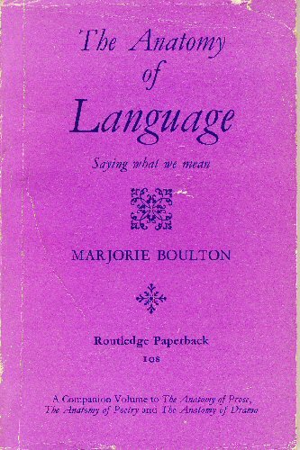 Anatomy of Language Contemporary literature