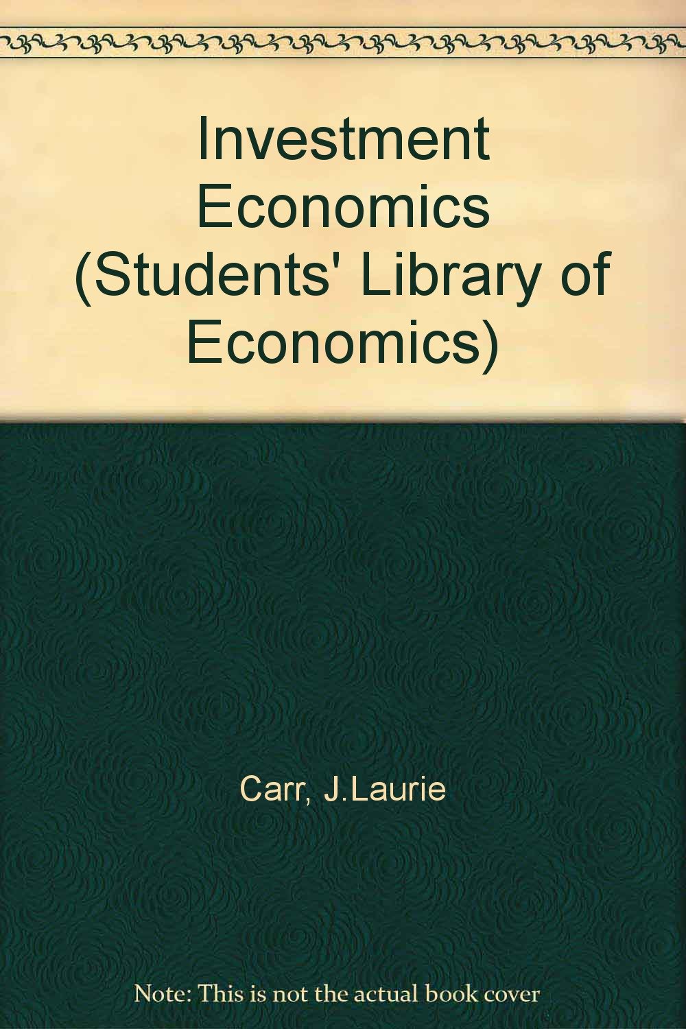 Investment Economics book