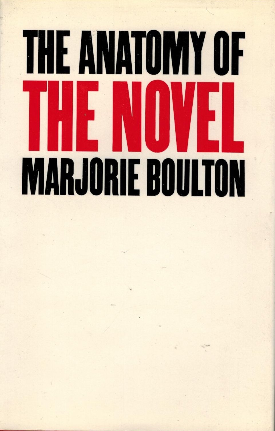 Anatomy of the Novel Books
