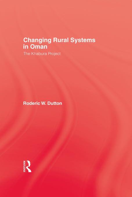 Product Image: Changing Rural Systems In Oman: The Khabura Project