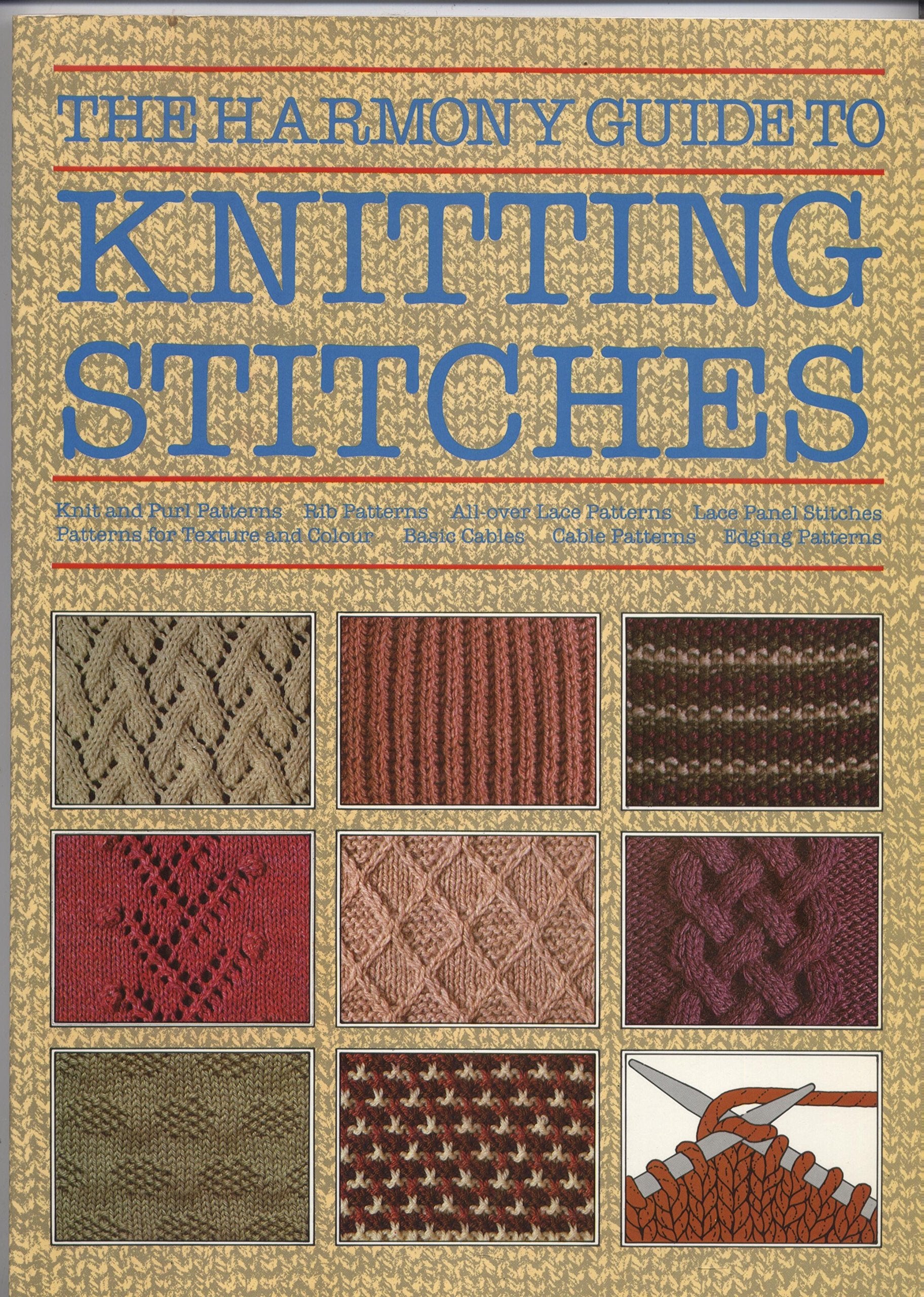 The Harmony Guide to Knitting Stitches Hobbies & Crafts